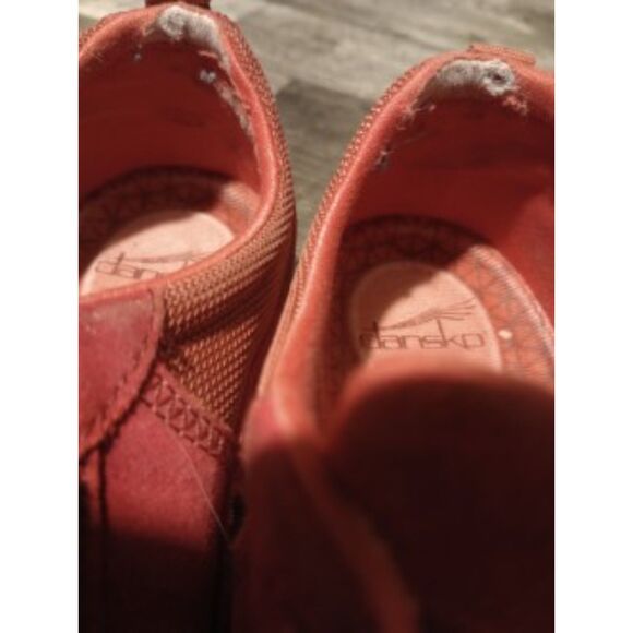 Dansko Women's Size 39 Vietnam/ Size 8 US Red Suede Waterproof Hiking Shoes - Picture 8 of 9